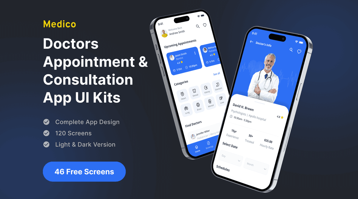 Medico - Doctor Consultation App - Custom software engineering by Oryntic Labs